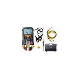 testo 557 digital manifold kit - with Bluetooth® and set of 4 filling tubes