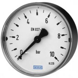 Bourdon tube pressure gaugeBack mount, standard (Price & availability on application)