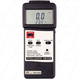 EM9200 Multifunction Meter with Plug & Play Optional Probes & Adapters.