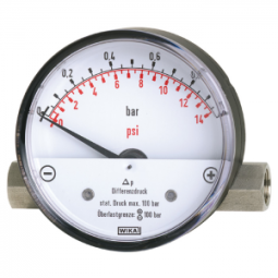 Differential Pressure Gauges with Magnetic Piston or with Magnetic Piston and Separation Diaphragm